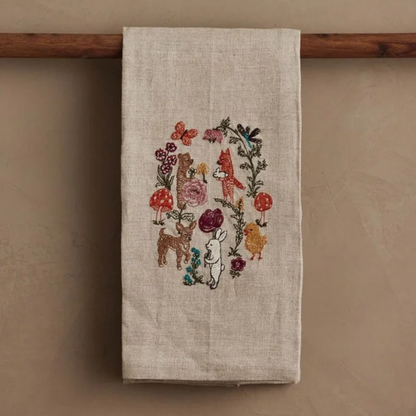Secret Garden Tea Towel