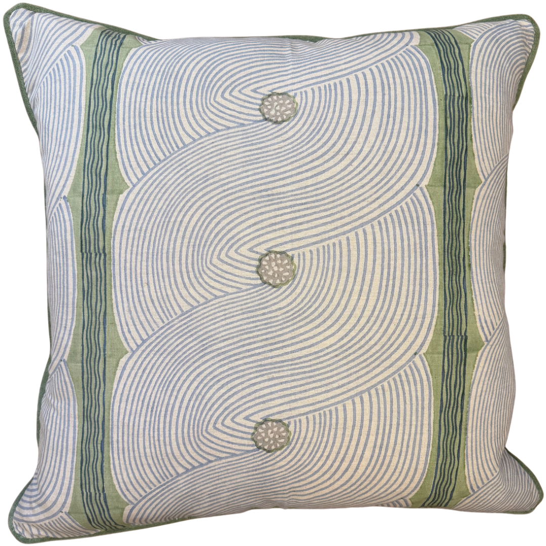Harper Blue Pillow