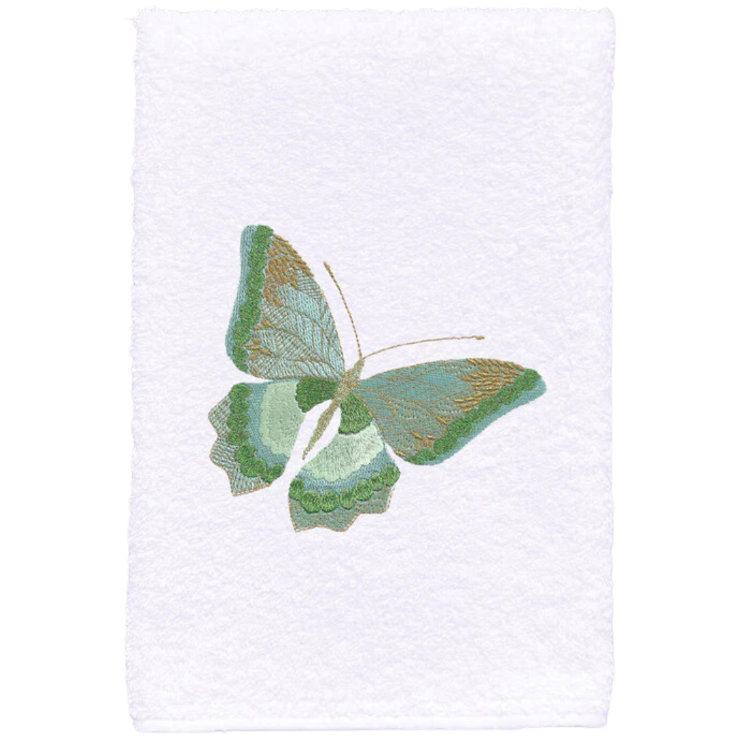 Tropical Butterfly Guest Towel Collection