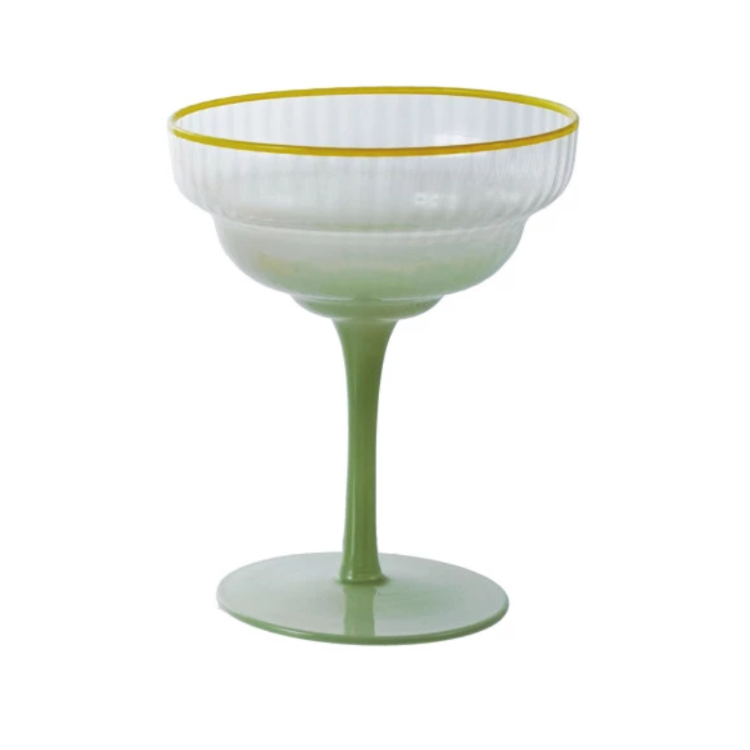 Ombre Coupe Glass Set