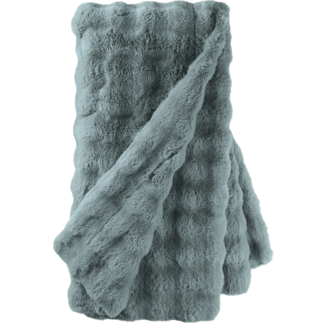 Pine Cone Hill Fab Faux Throw Collection