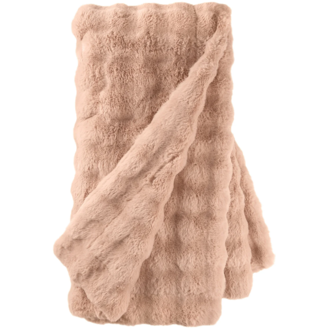 Pine Cone Hill Fab Faux Throw Collection