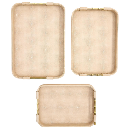 Aarya Shagreen Tray Collection