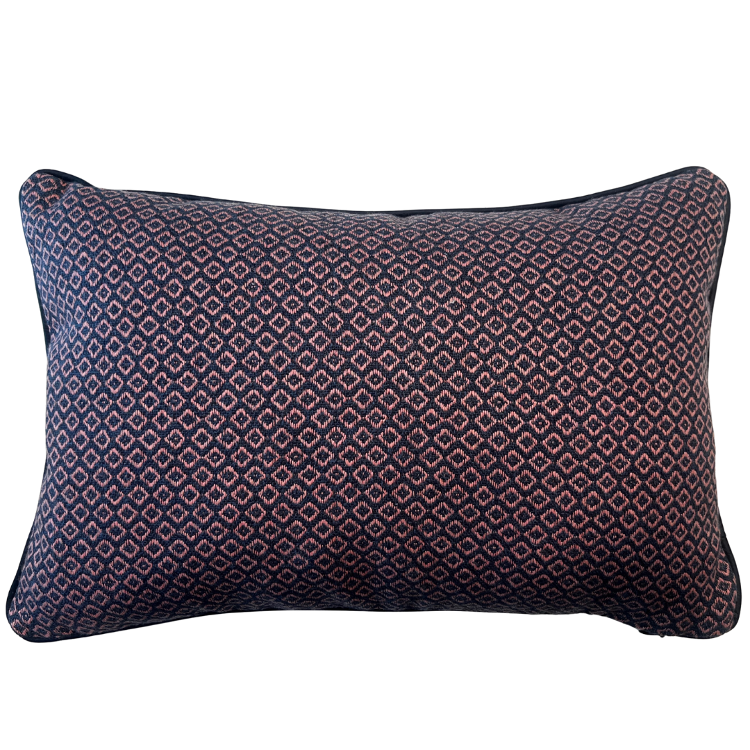 Heera Pink/Indigo Lumbar Pillow