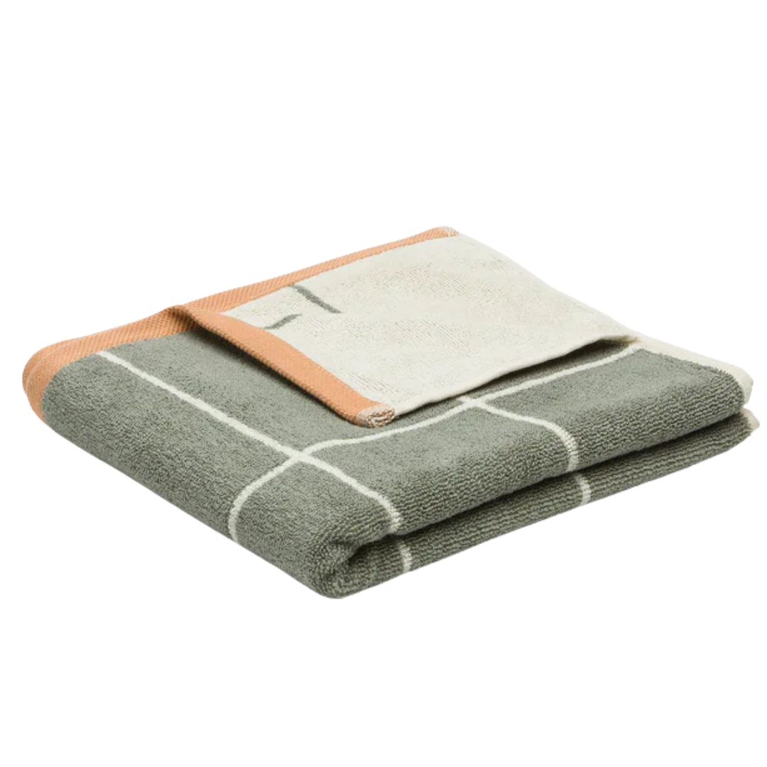 Grid Hand Towel Collection
