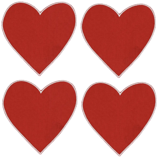 Heart Cocktail Napkins