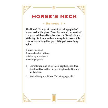 The Ultimate Drink Dictionary Deck: Whiskey Cocktail Cards A-Z