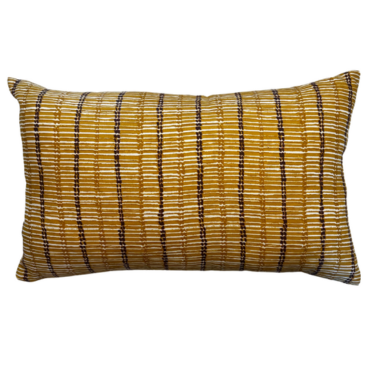 Taza Goldenrod Lumbar Pillow