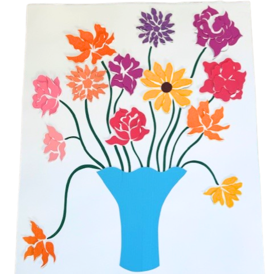Wildflowers in Vase Art