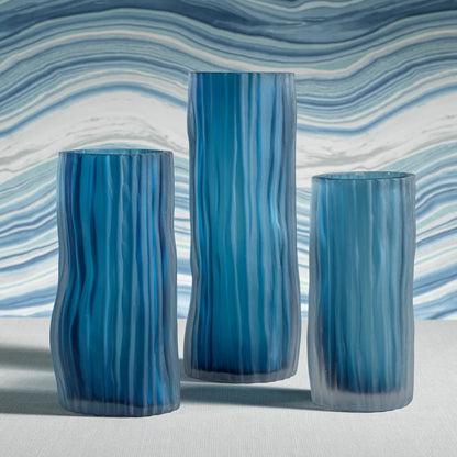 Indigo Powder Vase Collection