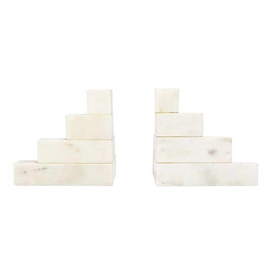 Square Marble Bookends