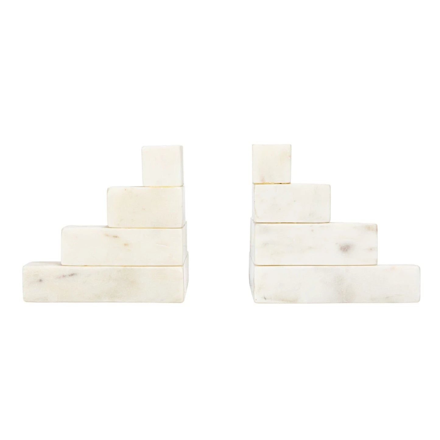 Square Marble Bookends