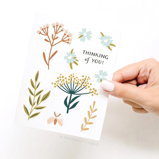 Think of You Soft Florals Card