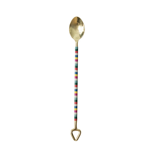 Candy Stripe Cocktail Spoon