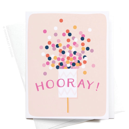 Hooray! Confetti Popper Card