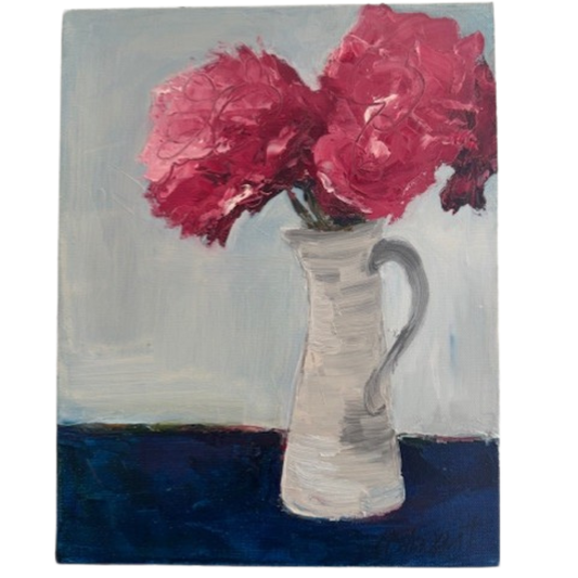 Peonies in Favorite Vase Art