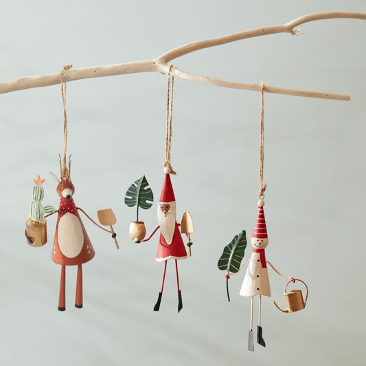 Plantie Santa Ornament