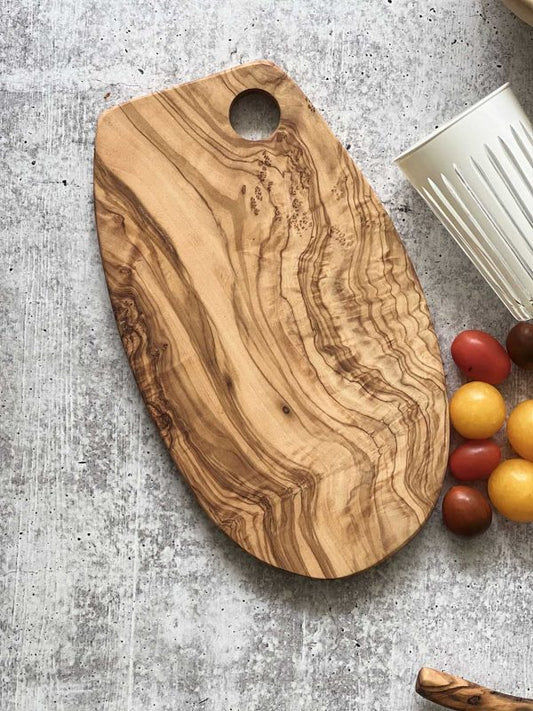 Large Oval Olive Wood Board