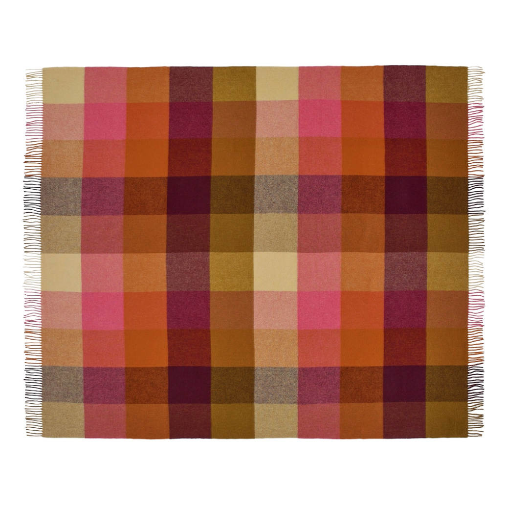 St. David's Throw Bugundy