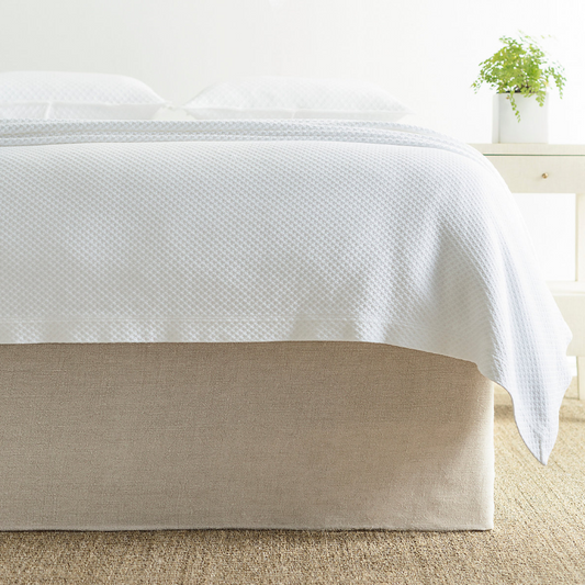 Pine Cone Hill Stone Washed Linen Bedskirt