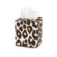 Matouk Iconic Leopard Tissue Box Cover