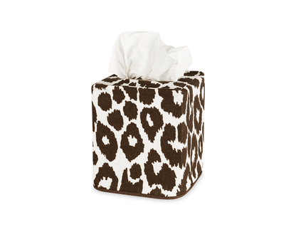 Matouk Iconic Leopard Tissue Box Cover