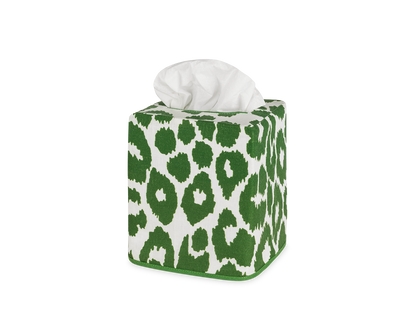 Matouk Iconic Leopard Tissue Box Cover