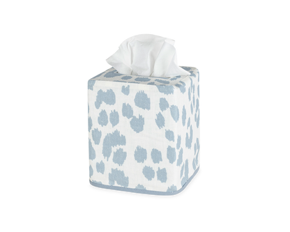 Matouk Iconic Leopard Tissue Box Cover