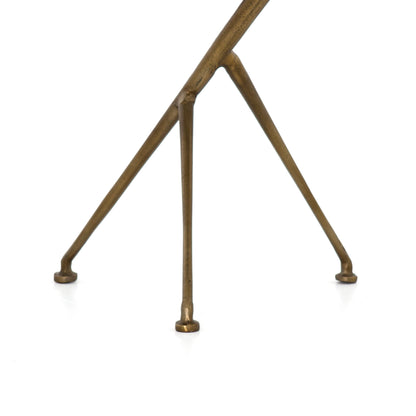 Schmidt Antique Brass Side Table