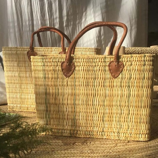 Straw Basket Tote Bag Collection