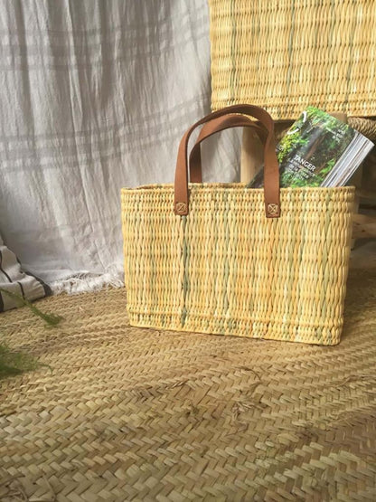 Straw Basket Tote Bag Collection