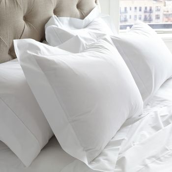 Bagni Volpi Noemi 220 Thread Count Percale Hemstitch Collection