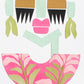 Pink Necklace Large Face Art