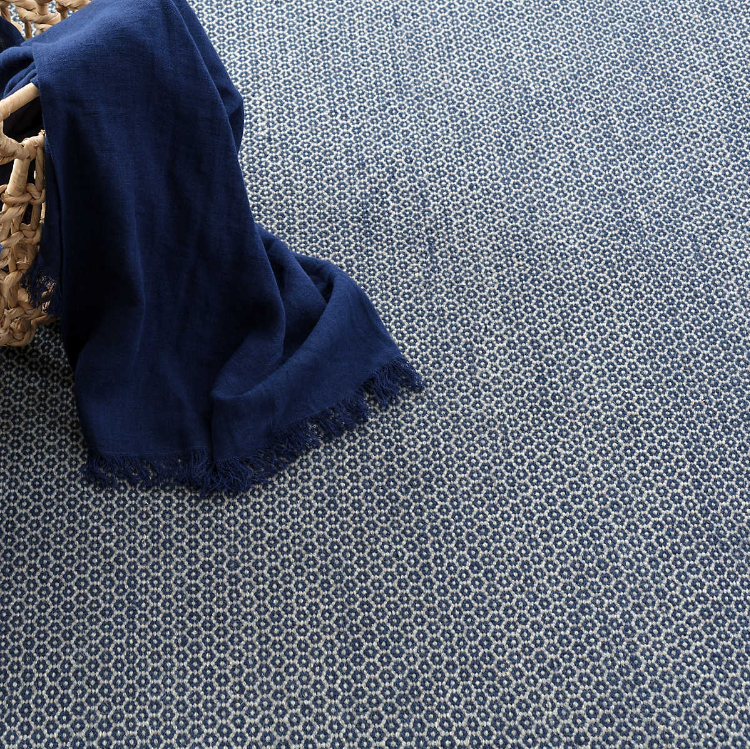 Honeycomb Woven Wool Rug Collection