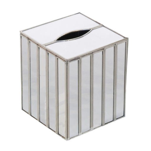 Facet Mirrored Tissue Box